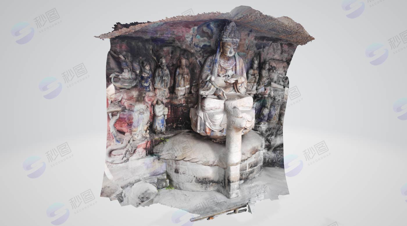 大足石刻三维激光扫描建模