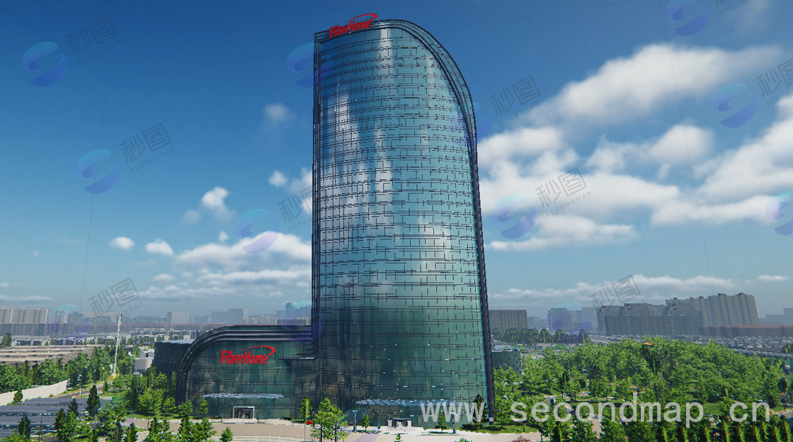 总部园区建模(L4)与三维美术