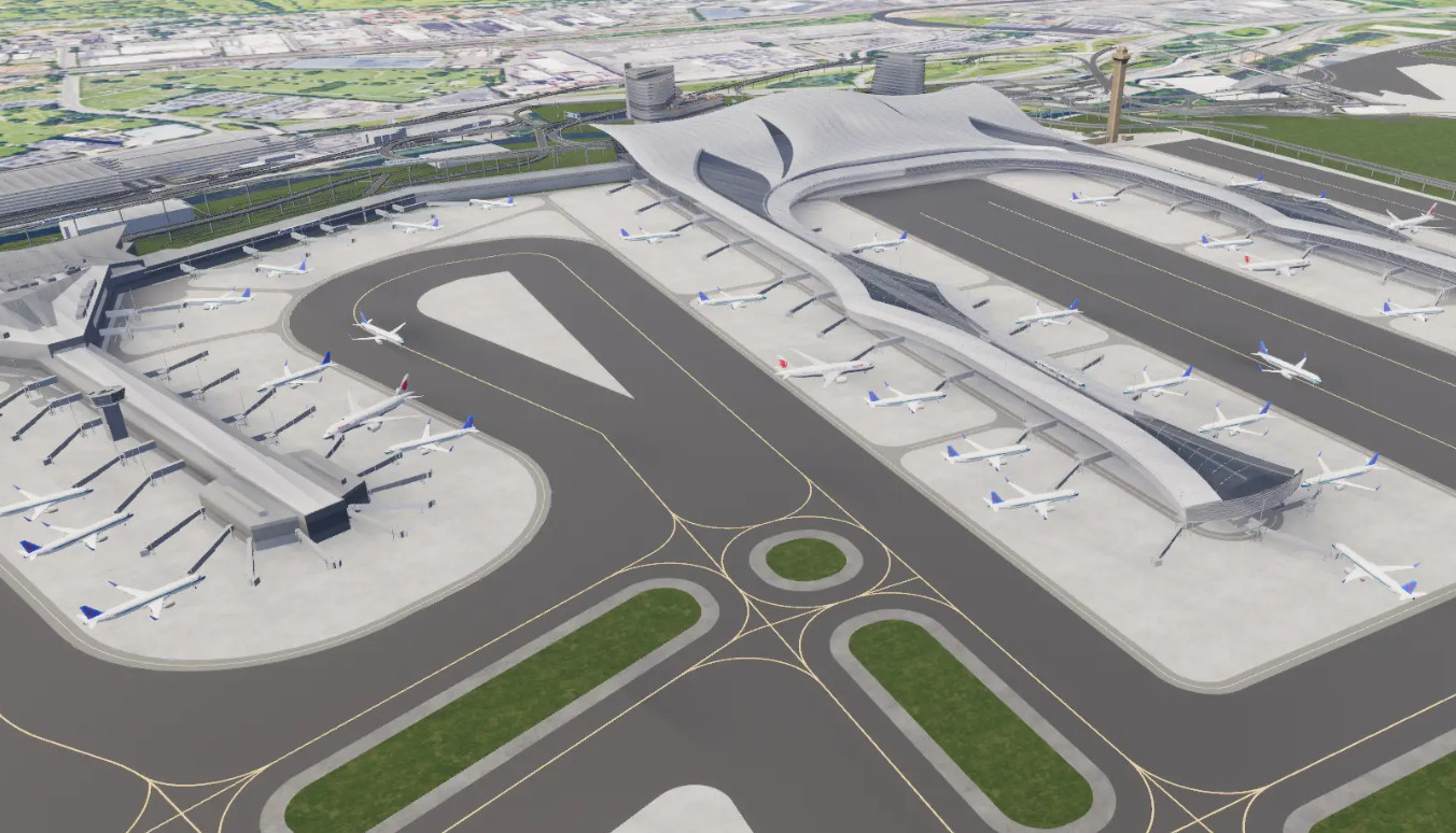 交通枢纽3D建模